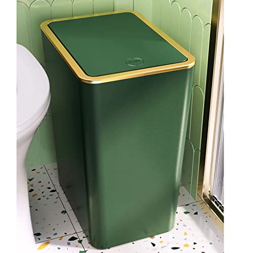 ZHAOLEI Creative Nova pravougaona kanta za smeće Kuhinja Kupatilo Toalet kanta za smeće dnevna soba sa poklopcem kanta za smeće kanta za smeće 13l