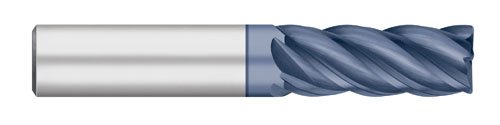 Titan TC26503 čvrsti karbid Vi-Pro krajnji mlin sa varijabilnim indeksom, redovna dužina, 5 flauta, ugaoni radijus, Alcro-Max presvučen,