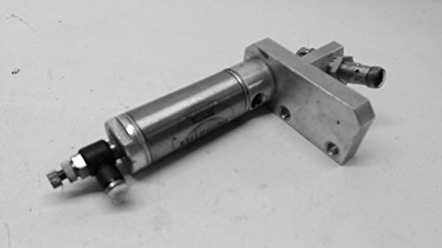 Numatics 1062D01-01A M dvostruka vršnjaka i nosač nosa, SS cijev, aluminijske poklopce, industrijska automatizacija, okrugli pneumatski