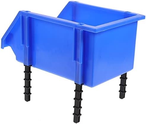Cabilock 2pcs Box Oblique Storage Box Plavi kutija za alat Plastični materijali C6