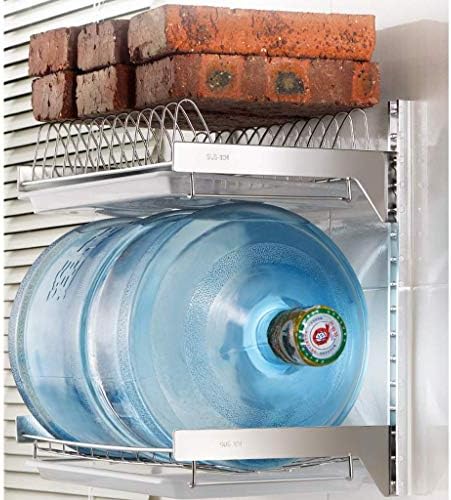 Kuyt zidna kuhinjska stalak za suđe, odvodni nosač, stalak za skladištenje, srebro / 3 sloja 42 * 60 * 26,5cm