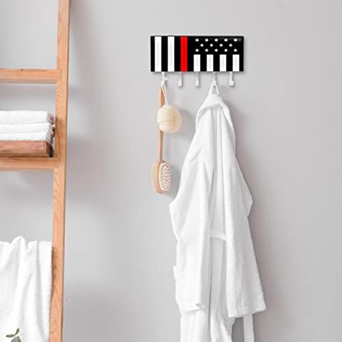Guerotkr zidne kuke, viseće kuke, ljepljive kuke za vješanje, američka zastava crni bijeli uzorak