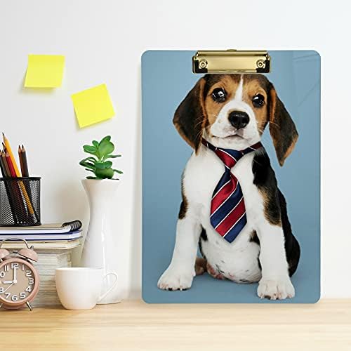 Poslovne Beagle Puppy Plastic Clipboards sa metalnom kopčom letter Size Clipboard Low Profile Clip ploče za potrepštine za njegu djece