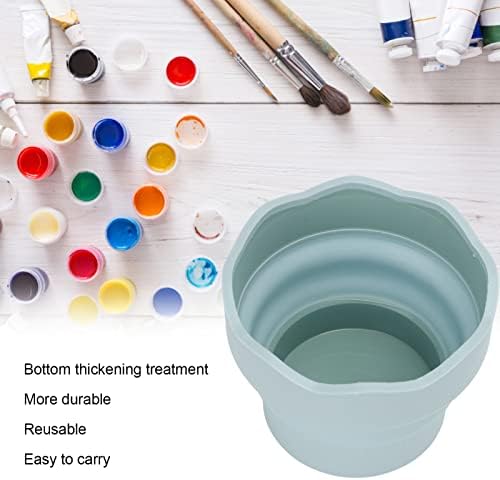 Prijenosna perilica četkica za uvlačenje, silikonska praonica držač četkica za čišćenje četkica za čišćenje vode za vodu za akrilno ulje slikarstvo