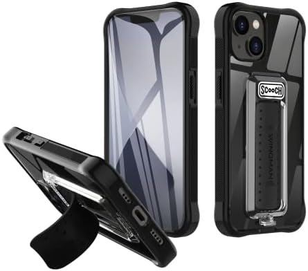 Scooch iPhone 13 futrola sa postoljem, telefonom i nosačem za ventil za automobilom [Wingman] Slim iPhone 13 Kickstand CASE [10 Ft Zaštita od pada] Radi sa magnetskim automobilskim nosačima