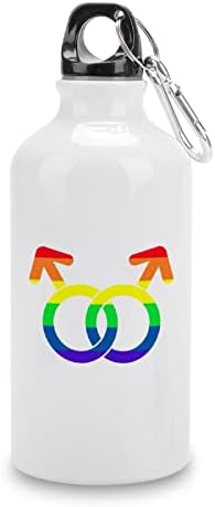 Gay Love LGBT Prode Sport Aluminijumske boce prenosive sportske boce sa karabinom i zapletom