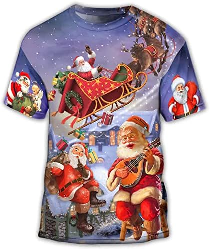 Božić Santa Claus Funny Art Style poklon za svakoga, Božić stil 2-T-Shirt