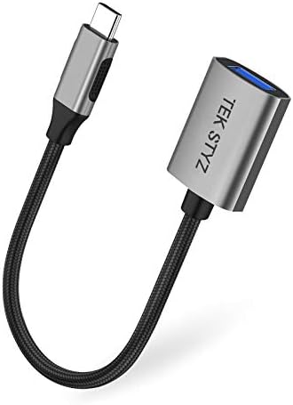 TEK STYZ USB-C USB 3.0 adapter Kompatibilan je sa vašim Samsung Galaxy A03 OTG Type-C / PD muški USB 3.0 ženski pretvaračem.