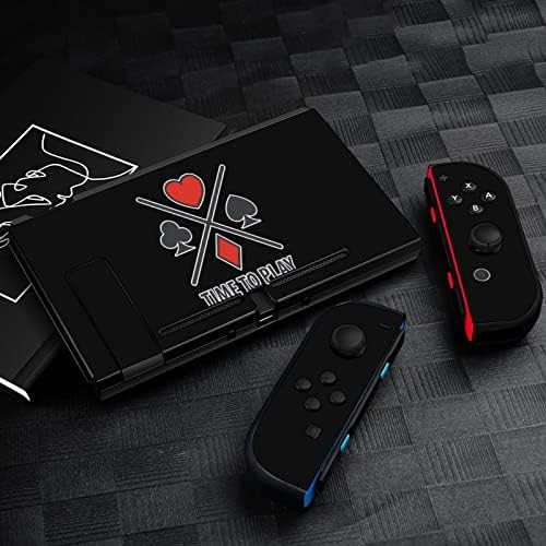 Naljepnice za igranje Poker karata pokrivaju zaštitnu prednju ploču za kožu za Nintendo Switch