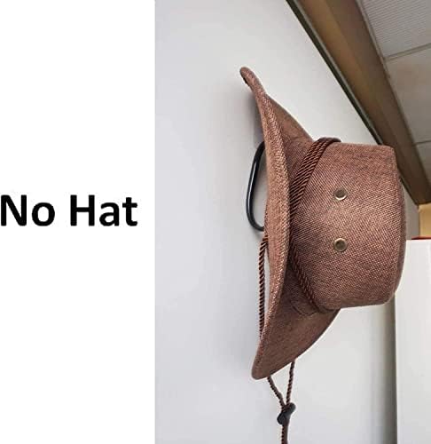 2 pakovanja ljepljive kuke za šešire stalak za šešir držač šešira Organizator vješalice za skladištenje na zidu-bez bušenja-vješalice za šešire sa jakim držanjem za kaubojske šešire ili vjerovatno bilo koju drugu vrstu po tom pitanju!
