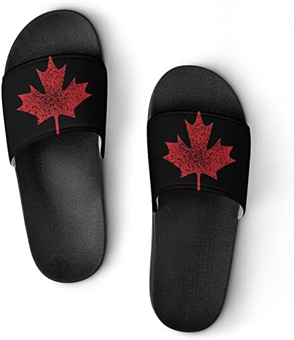 Vintage Canada javorov list PVC kućne papuče neklizajuće zatvorene vanjske cipele za plažu za muškarce i žene