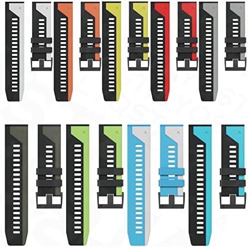 EEOMOiK Sport silikonska traka za sat Narukvica za Garmin Fenix 6X 6 Pro 5x 5 Plus 3 h Smartwatch 22 26mm Easyfit narukvica za brzo oslobađanje