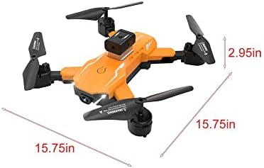 ZOTTEL dron sa daljinskim upravljanjem - sklopivi Dron, pogodan za dečije poklone za početnike, avioni sa daljinskim upravljanjem sa jednom kamerom, 4-osna sklopiva Mašina Flying Toys