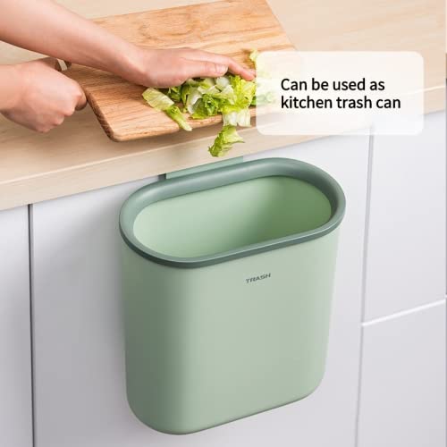 LZYMLG HANGING CAN, 3,5L, ormar kuhinja kanta za smeće za kabineta za vrata kuhinjska ladica za ladicu, otpad mogući gornji prsten za fiksiranje vreće za smeće bijelo