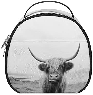 Škotska Highland torba za ručak za krave izolovana Bento kutija za višekratnu upotrebu Hladnjaci sa paketima leda za školska putovanja