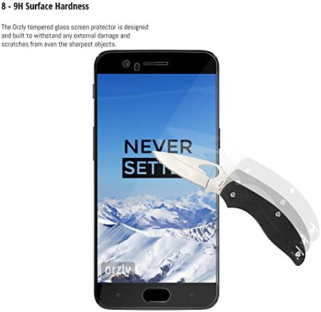 Orzly OnePlus 5 zaštitnik ekrana, Pro-Fit Twin Pack kaljeno staklo Zaštita ekrana za OnePlus 5 [pokrivenost preko cijelog ekrana]