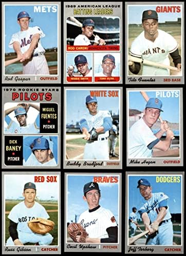 1970 TOPPS Baseball 50 Card Starter set / lot nm