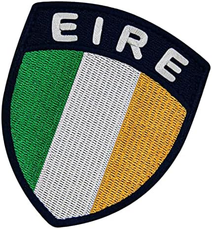Embtao Irska Shield zastava zastava vezeni pričvršćivač pričvršćivač kuka i petlje irski nacionalni grb