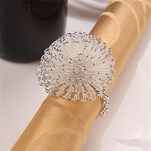 Xjjzs 10 komada badberry ball salveting prsten ručno rađen kućni dodaci salvetni prsten sa salvetom kopčom