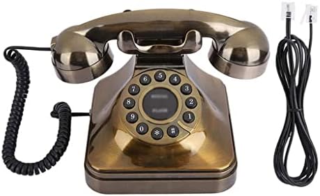 SDFGH Antique Brončani telefon Vintage fiksni telefon Phone Pager Početna Office Vintage Retro telefon