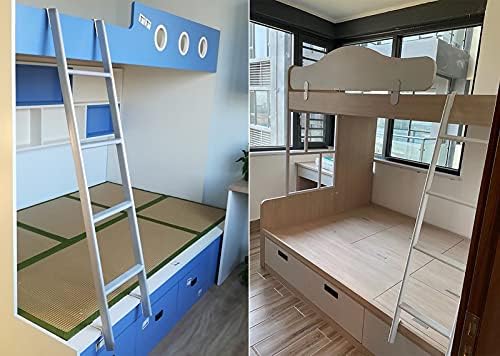 XZGDEN Metalni kreveti za krevet sa 4 kuke, RV visećim stepenicama za djecu i odrasle, opterećenje 330kg, 1,16m / 1,3m / 1,4m / 1,5m