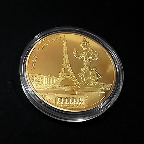 Pariz Eiffel Tower Coin COMEMORATIVE Količina kovanice Notique Cop Coin Collect Collector izvrstan i smisleni komemorativni novčić