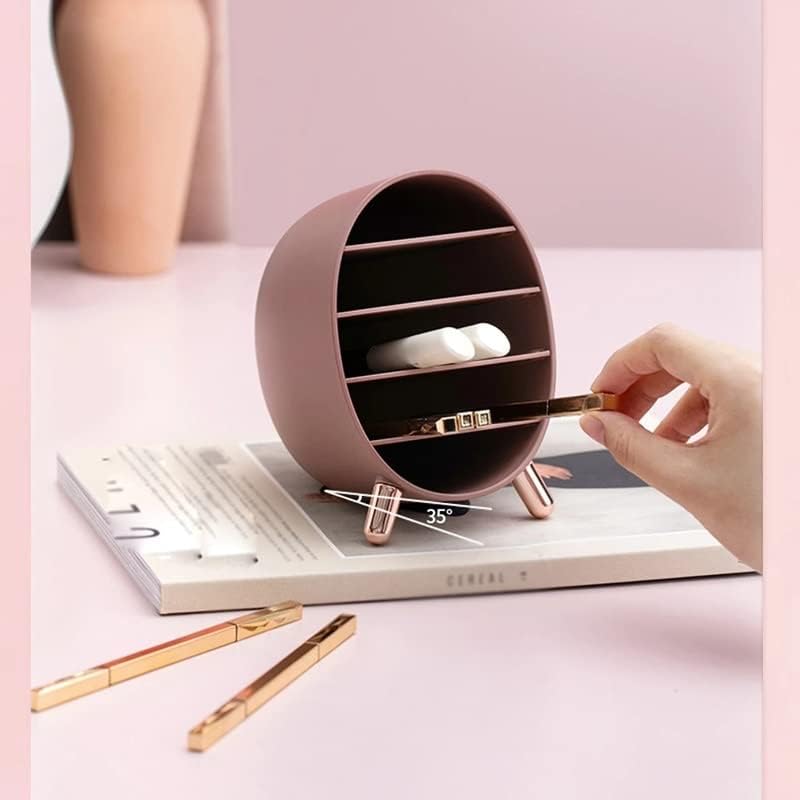 Xjjzs desktop kutija za skladištenje kozmetička usna olovka za usne i sjenilo Šminka Glazura Svjetlo Skladište luksuznog polica