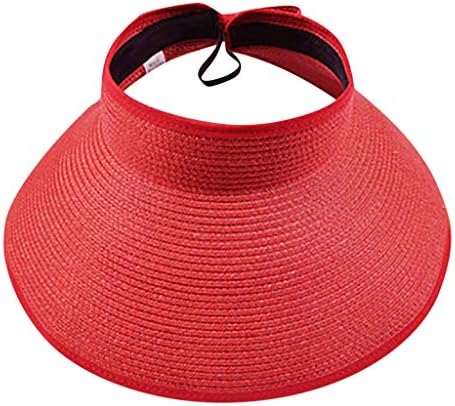 Slatka kapa za zaštitu od sunca bejzbol kape ženski slamnati vizir za sunce podesiv za ženske ljetne kape sklopiva odjeća za plažu