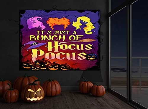 afoloa Witches Welcome Theme Halloween Party Backdrop palicama leti u noći sa punim mjesecom u pozadini tri strašne vještice Funny Happy Halloween Banner 5x3ft