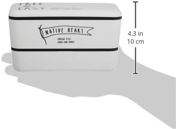 Masato besplatno & amp; Lako 43-76443-5 kutija za ručak sa dugim uglom, Bijela, 3,0 x 6,5 x 3,7 inča, proizvedena u Japanu