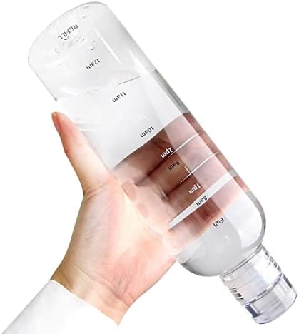 Boca za vodu s vremenskim ljestvicama, plastičnom bocom od 500 / 700ml s vremenskim markerom velikih kapaciteta nepropusnosti za piće