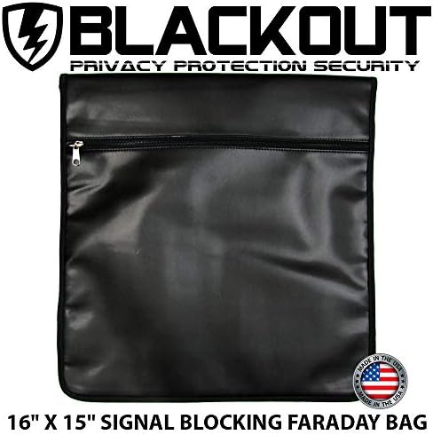 RFID Blokiranje Cage Torba za na privatnost EMP Blackout torba 20 x 15 prijenosna računala, tablete pametnih telefona Hard diskovi iPad iPhone Galaxy pasoši kreditne kartice