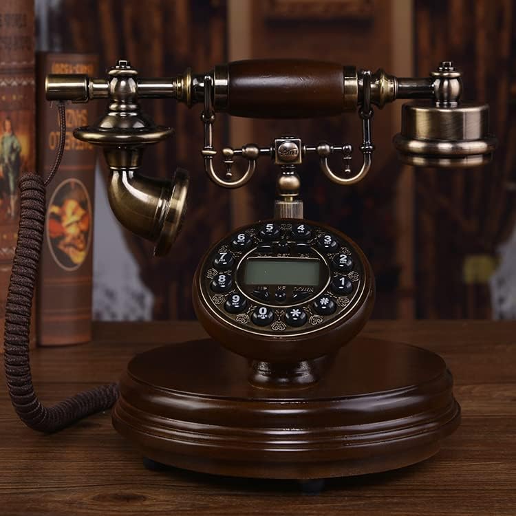 Savetnog rotacijskog biranja Telefon Dekoracija dnevnog boravka Classic Desk Telefon Europski američki stil Retro