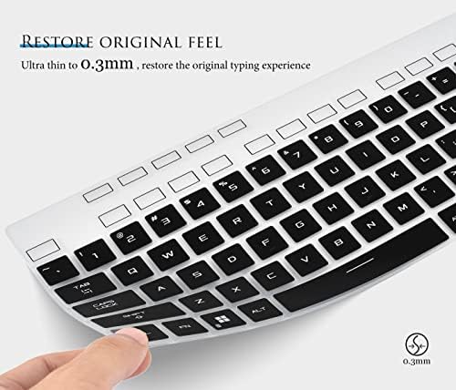Poklopac tastature za 18 ASUS ROG Strix Scar 18 2023 Gaming Laptop G834jy-XS97, ASUS ROG Strix G18 G814 G814jz tastatura za zaštitu kože-crna