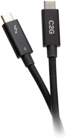 C2G 1,5ft Thunderbolt 4 USB C kabel - USB C do USB C - 40Gbps - m / m