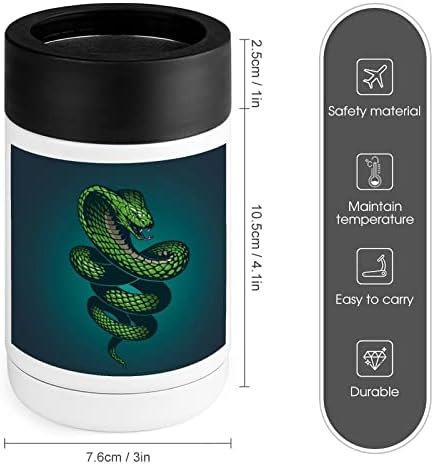 COBRA zmijski hladni čaša izolirana od nehrđajućeg čelika može hladnije drhtač prevrtača sa poklopcima za žene za muškarce