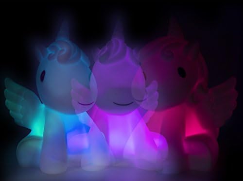 ScienceGeek Light Up Unicorn 7 LED boje promjena sjaja noćno svjetlo novost igračka za djecu