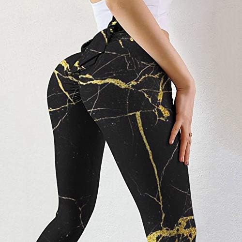 Xiaobu joga hlače za žene novine Print flsetsy ubrzani fitnes gamaši visoki stručni pantalone za vježbanje
