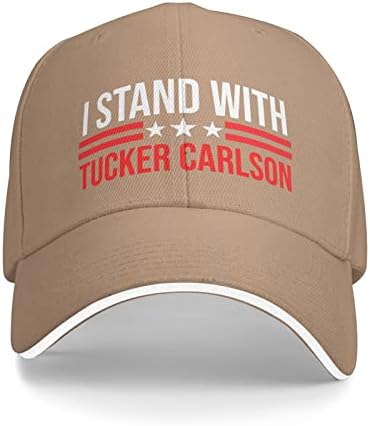 Kape za muškarce Tucker Carlson bejzbol kape modne šešire za žene - stojim sa Tucker Carlson kape za žene
