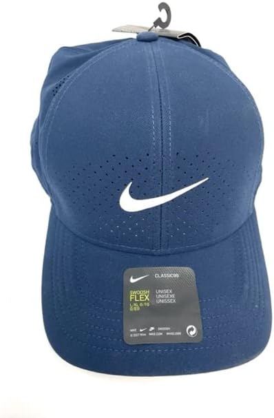 Nike Aerobill šešir za odrasle Unisex veliki / XL Klasična99 kapa AV6956-451 Obsidijan / Bijela