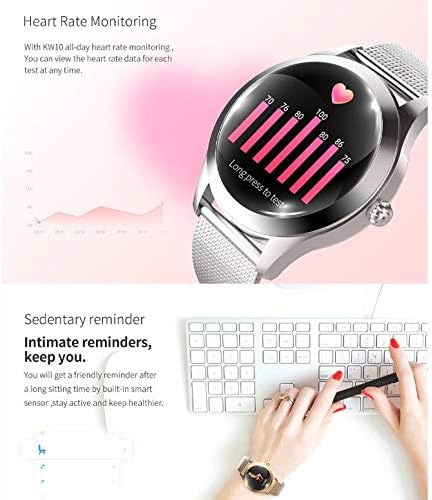 GPPZM IP68 vodootporni pametni satovi žene narukvica od srčana, monitor za praćenje spavanja fiziološki podsjetnik smartwatch android
