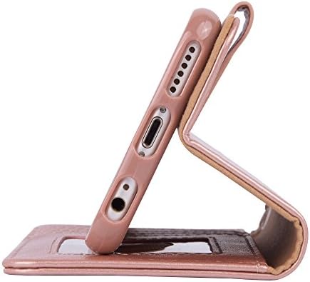 Arae futrola za iPhone 6s / iPhone 6, Premium PU kožna torbica za novčanik [narukvica] Flip Folio [funkcija postolja za noge] sa ID-om i džepovima za kreditne kartice za iPhone 6s / 6 4.7 inča