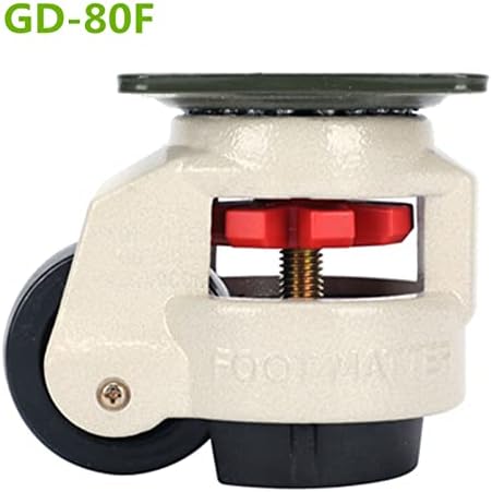 Nesho GD-40F 60F 80F Kotači za podešavanje kotača točkova Ravna podrška za automatske mašine Big Footmaste Industrijski kotači 1pcs