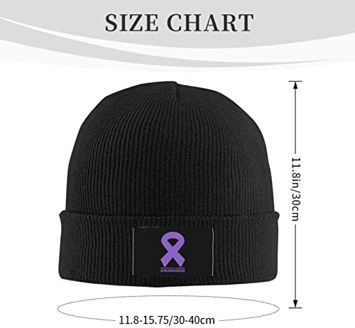 Pankreatic Cancer Svjesnost vrpce Men Men & Women Beanie Cap Zima Hat Knit Cap Skull Cap