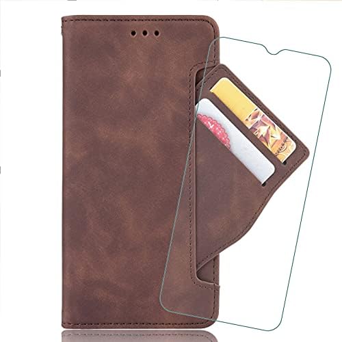 Maouici torbica za novčanik za T-Mobile Revvl 6 PRO 5G futrolu za telefon, kožni Folio zaštitni poklopac, magnetni zatvoreni branik,