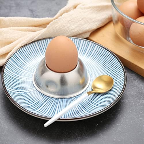 UPKOCH plastični kontejneri začin kontejneri Makeup paleta od nehrđajućeg čelika jaja kuhana jaja kup kuhana jaja držač metalni držači