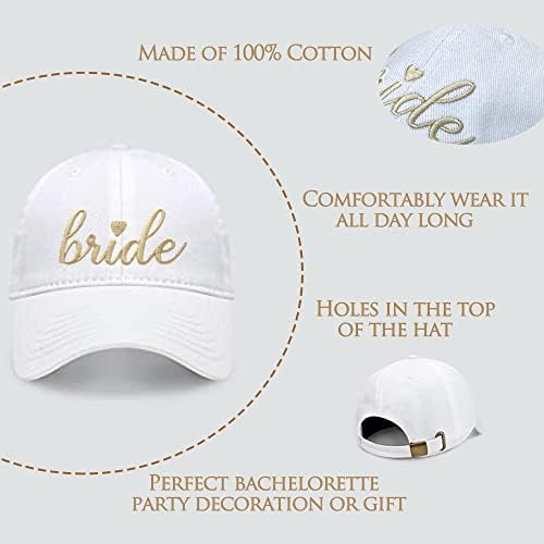 PartyGifts & amp;beyond Bridemaids Bejzbol šešir, 6packs Bachelorette Party šešir, mlada Squad šešir za vjenčanje poklon