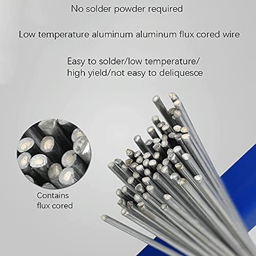 LDAWY aluminijska zavarivanje niske temperature, bez zavarivanja, bez zavarivanja, bakar-aluminijumska zavarivača, 2.0mm / 20pcs