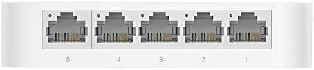 TP-Link 5 Port 10/100 Mbps Fast Ethernet Switch | desktop Ethernet Splitter | Ethernet Hub | Plug & amp; Play | fanless Quiet / Desktop dizajn / zelena tehnologija /Neupravljana, Bijela
