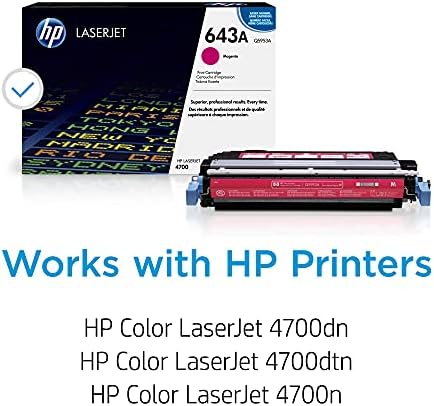 HP 643a Magenta kertridž sa tonerom / radi sa HP Color LaserJet 4700 serijom / Q5953A